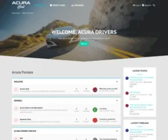 Acuraclub.com(Acura Club) Screenshot