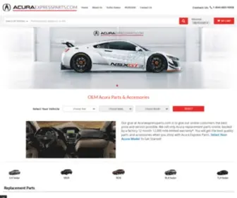 Acuraexpressparts.com(Discount Genuine Acura Parts) Screenshot