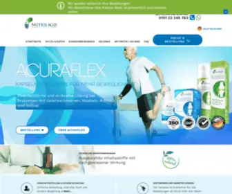 Acuraflex.de(Nutrilago® Acuraflex) Screenshot