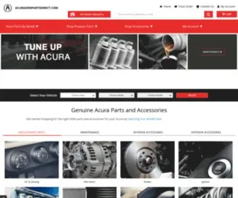 Acuraoempartsdirect.com(OEM Acura Parts Catalog Online) Screenshot