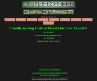 Acurbingedge.com(A Curbing Edge Decorative Concrete Landscape Borders) Screenshot