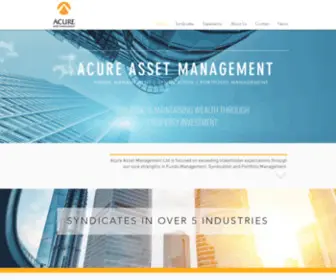 Acuream.com.au(Syndicates) Screenshot