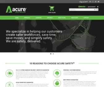 Acuresafety.com(Acure Safety) Screenshot