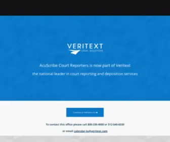 Acuscribe.com(Austin Court Reporting Services) Screenshot