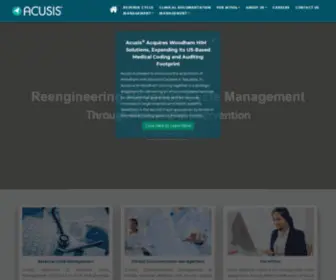 Acusis.com(Revenue Cycle Management) Screenshot