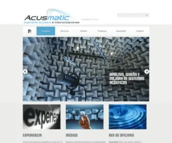 Acusmatic.com(Acusmatic, Ingeniería e Insonorizaciones) Screenshot