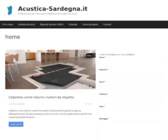 Acustica-Sardegna.it(Servizi professionali di acustica ambientale) Screenshot