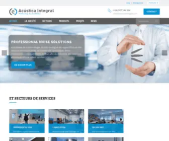 Acusticaintegral.fr(ACÚSTICA INTEGRAL) Screenshot