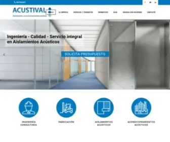 Acustival.com(Aislamiento acústico) Screenshot