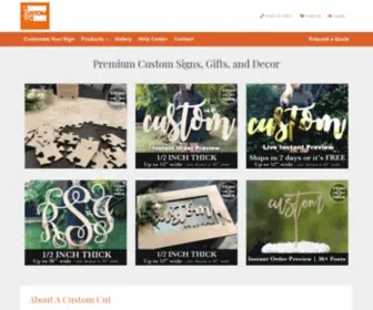 Acustomcut.com(A Custom Cut) Screenshot