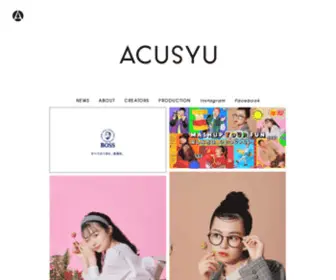 Acusyu.com(ACUSYU（アクシュ）) Screenshot