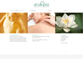 Acutopia.co.uk(Acupuncture Northampton) Screenshot