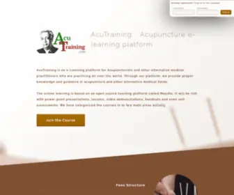 Acutraining.com(Acupuncture e) Screenshot