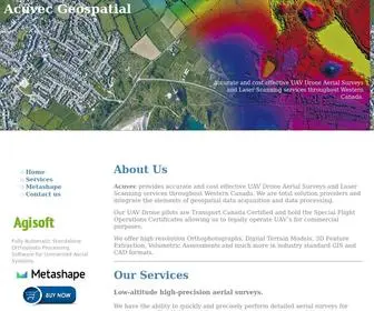 Acuvec.com(UAV Drone Aerial Survey) Screenshot