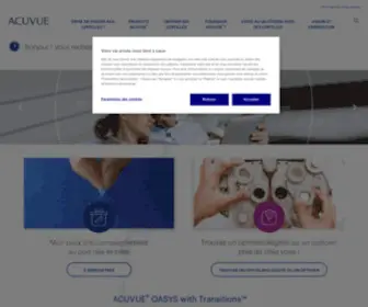 Acuvue.fr(ACUVUE®) Screenshot