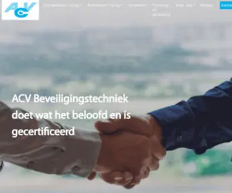 AcvBeveiliging.nl(ACV Beveiliging) Screenshot