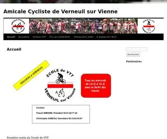 Acverneuil.fr(Amicale Cycliste de Verneuil sur Vienne) Screenshot