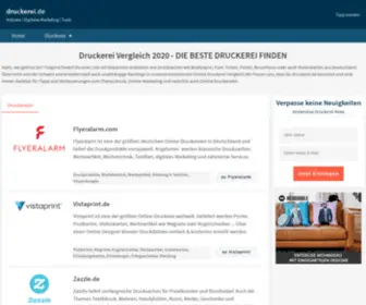 Acvi.com(Druckerei Vergleich 2020 DIE BESTE DRUCKEREI FINDEN) Screenshot