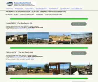 Acviews.com(Vacation Rental Homes by AC Views with Stunning Views) Screenshot