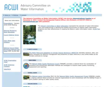 Acwi.gov(This page is specifically for Test Purposes) Screenshot