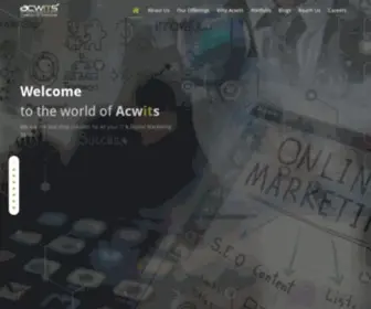 Acwits.com(Web Development Company in Delhi NCR) Screenshot