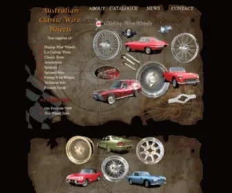 ACWW.com.au(Australian Classic Wire Wheels) Screenshot