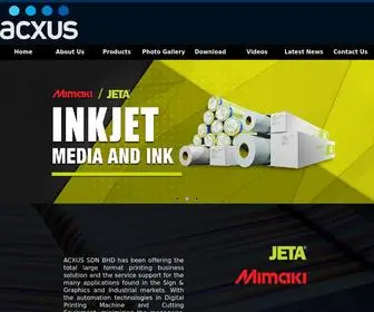 Acxus.com.my(Large Format Printers Selangor) Screenshot