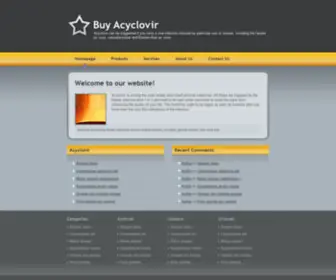 Acyclovir400.com(Buy Acyclovir 400 mg Tablets) Screenshot