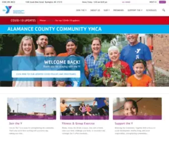 Acymca.org(Alamance County Community YMCA) Screenshot