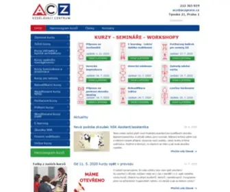ACZ-Kurzy.cz(Vzdělávací centrum ACZ) Screenshot
