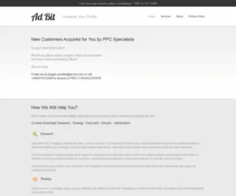 AD-Bit.com(Increase Your Profits with PPC Advertising) Screenshot