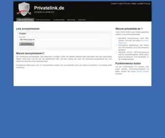 AD-Button.de(Anonymize your private links) Screenshot