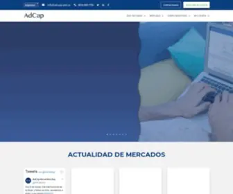 AD-Cap.com.ar(Grupo Financiero) Screenshot