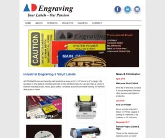 AD-Engraving.ca(AD Engraving) Screenshot