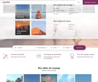 AD-Gentes.ch(Ad gentes agence de voyages sur) Screenshot