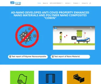 AD-Nanotech.com(Graphene Manufacturers) Screenshot