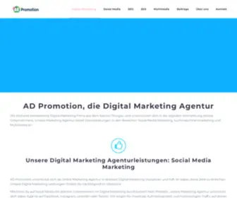 AD-Promotion.ch(Digital Marketing Agentur) Screenshot