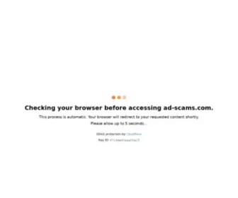 AD-Scams.com(Ad Scams) Screenshot