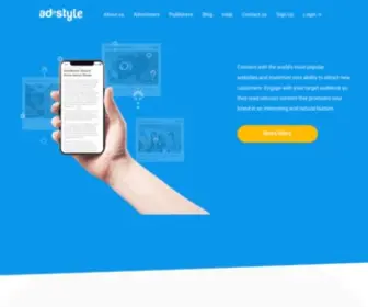 AD.style(Native Advertising & Content Discovery Platform) Screenshot