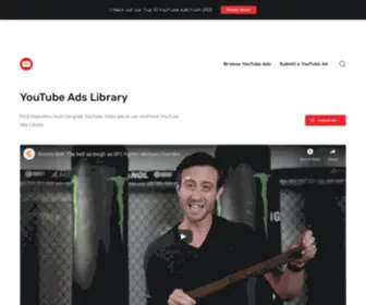 AD.video(YouTube Ads Library) Screenshot