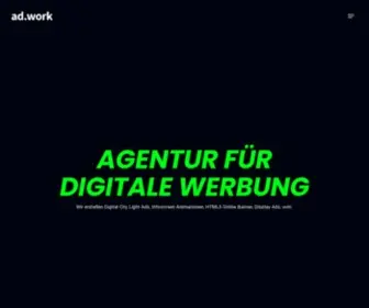 AD.work(HTML5 Banner Agentur & Programmierung Wien) Screenshot