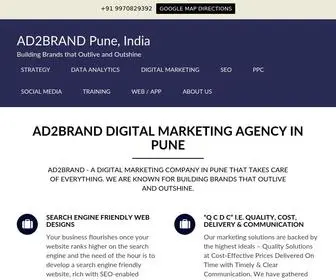AD2Brand.com(Digital Marketing Agency in Pune) Screenshot