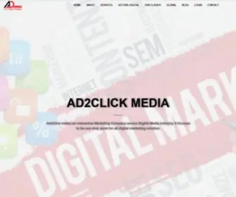 AD2Click.com(Ad2Click media) Screenshot