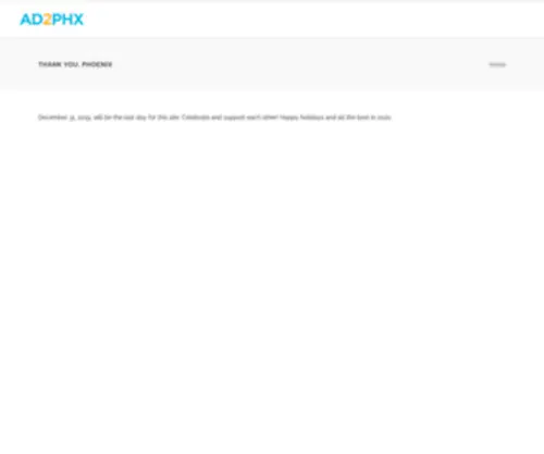 AD2Phoenix.com(PHX ADV) Screenshot
