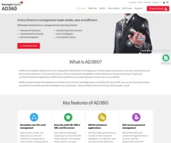 AD360Plus.com(ManageEngine AD360) Screenshot