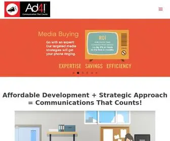 AD4Group.com(Marketing, Branding, Digital Marketing) Screenshot