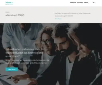AD4Mat.com(Performance Display) Screenshot