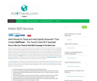 AD4Travel.com(Ad4Travel SEO Specialists in the Real Estate) Screenshot