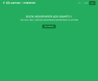 AD8Paper.com(Best Newspaper Advertising Platform) Screenshot