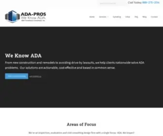 Ada-Pros.com(ADA Pros) Screenshot